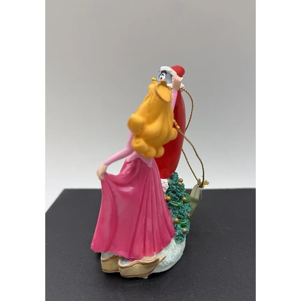 Vintage 2004 Sleeping Beauty Aurora w/ Owl and Bunnies Disney Christmas Ornament